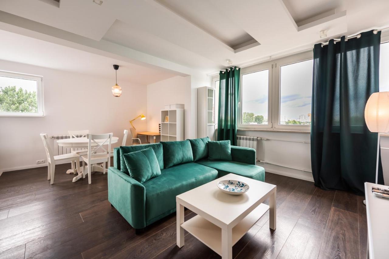 Saska Kepa Green Apartment Varsavia Esterno foto