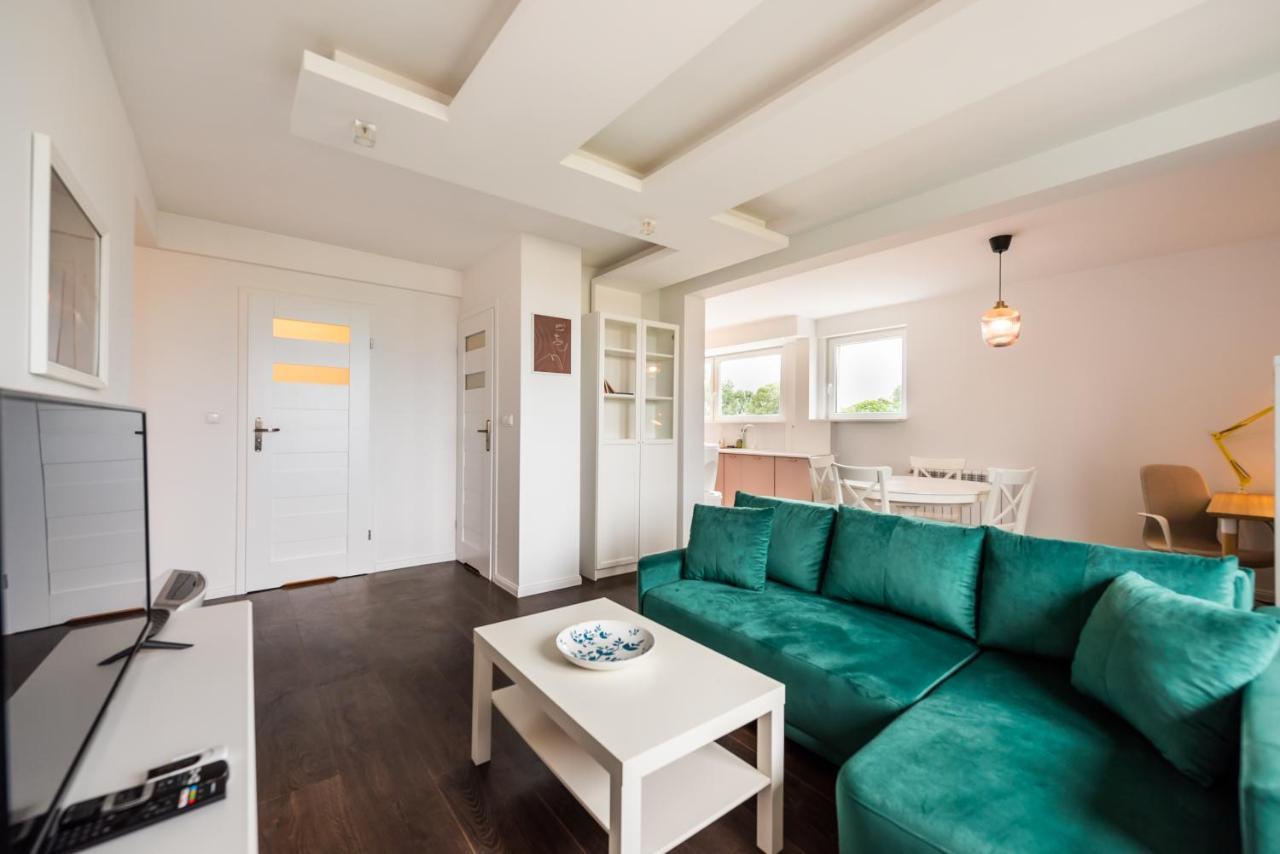 Saska Kepa Green Apartment Varsavia Esterno foto